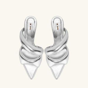 JW PEI, Sara Mule, Silver, Size : 5